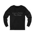 Serve Up Attitude Womens Jersey Long Sleeve Tee with Sarcasm or Profanity